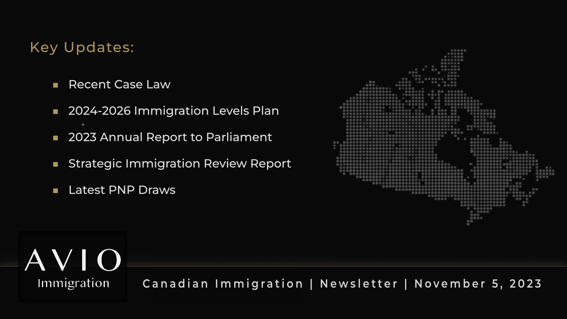 Weekly Digest | November 5, 2023