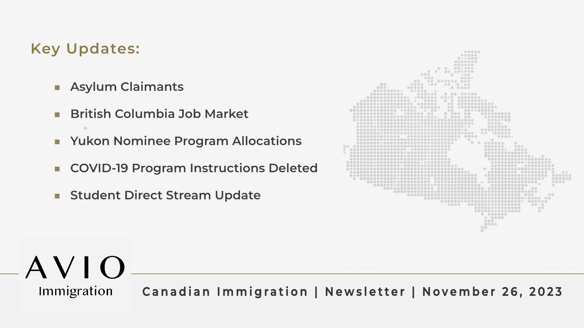 Weekly Digest | November 26, 2023