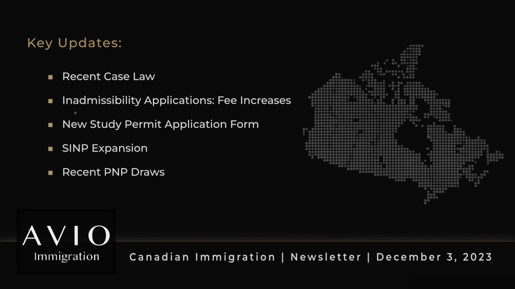 Weekly Digest | December 3,&nbsp;2023