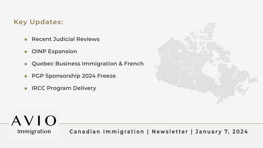 Weekly Digest | January 7,&nbsp;2024