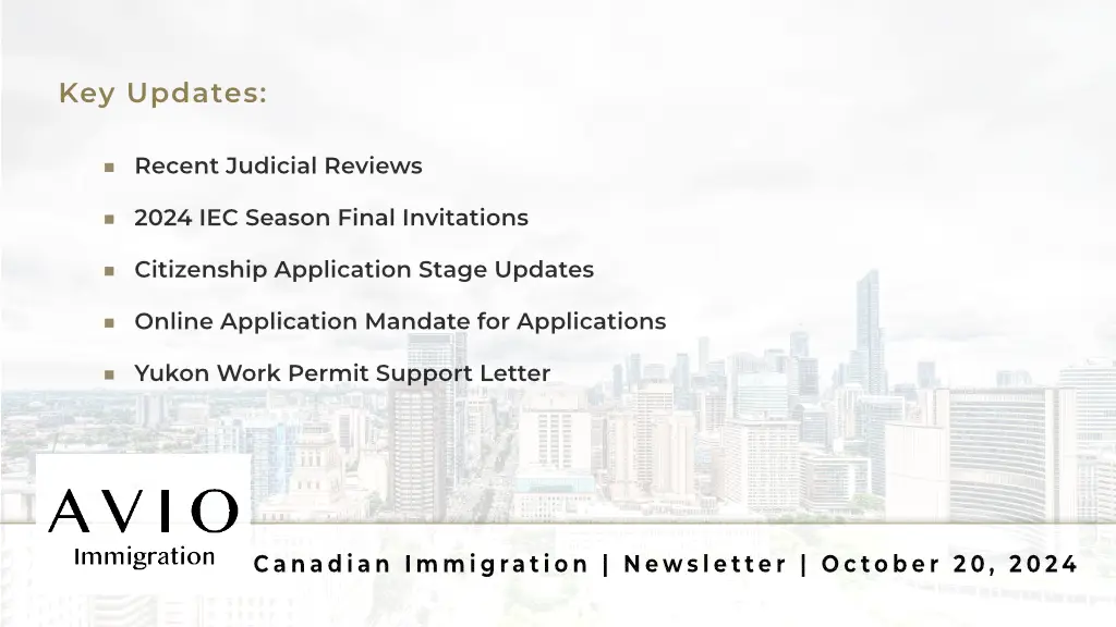 Weekly Digest | October 20, 2024