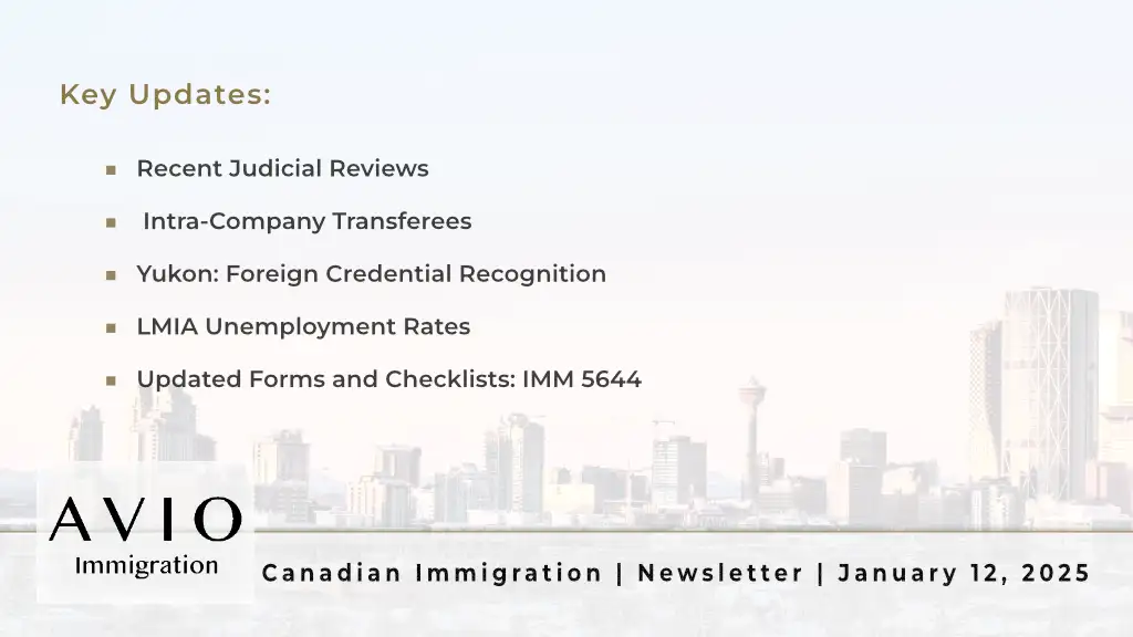 Weekly Digest | January 12, 2025